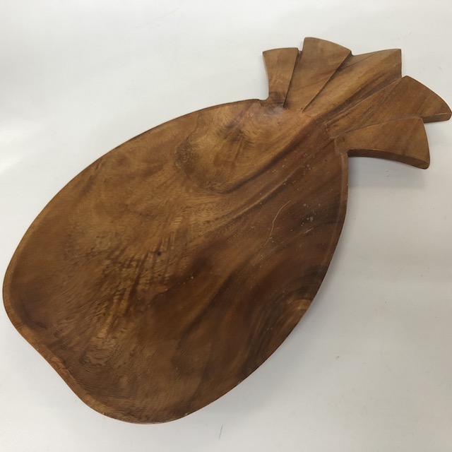 SERVING DISH, Teak Pineapple - Large